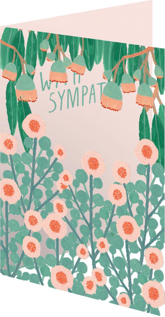 Roger La Borde | Pink Floral Sympathy Card
