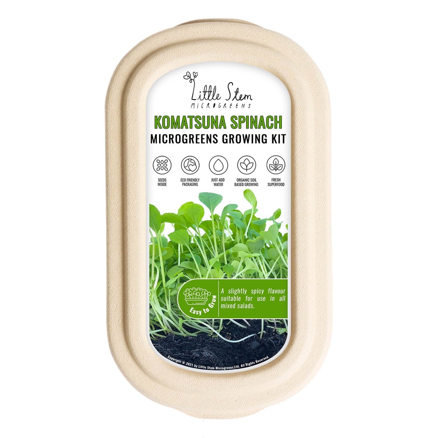 Little Stem Microgreens | Komatsuna Spinach